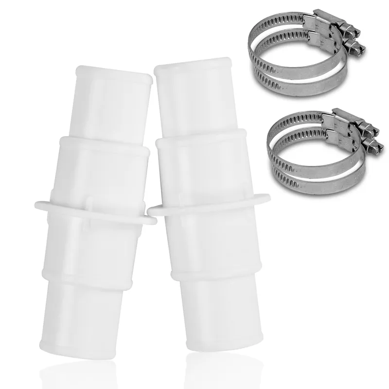 yourGEAR 2x Pool Schlauchverbinder 32-32 mm 38-38 mm 32-38 mm Poolschlauch Adapter 4 Schellen - Nur solange der Vorrat reicht