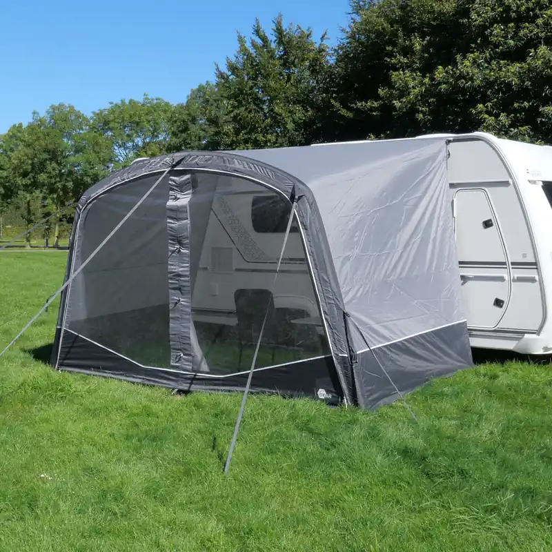 2nd Chance - your GEAR Otranto Air - aufblasbares Sonnenvordach 380 x 250 cm, Vorzelt, Sonnendach Wohnwagen (71404) | Sparangebot