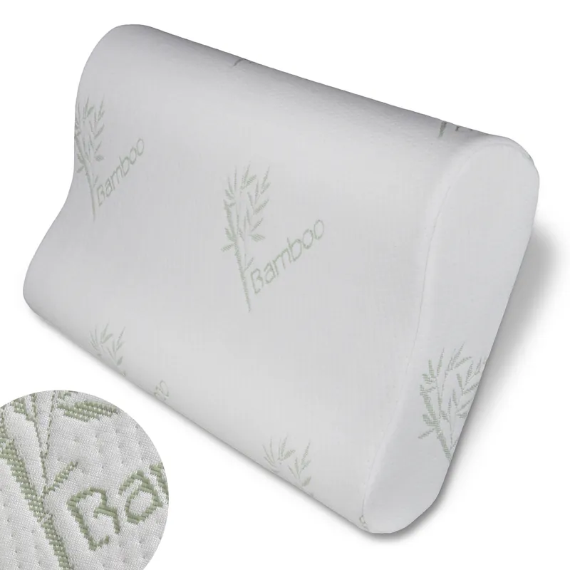 2nd Chance - your GEAR Bamboo Memory Foam Kissen Kopfkissen 60x35x11,5 cm Visco-Vollschaum & hypoallergen Bezug (71212) - Sicher bezahlen