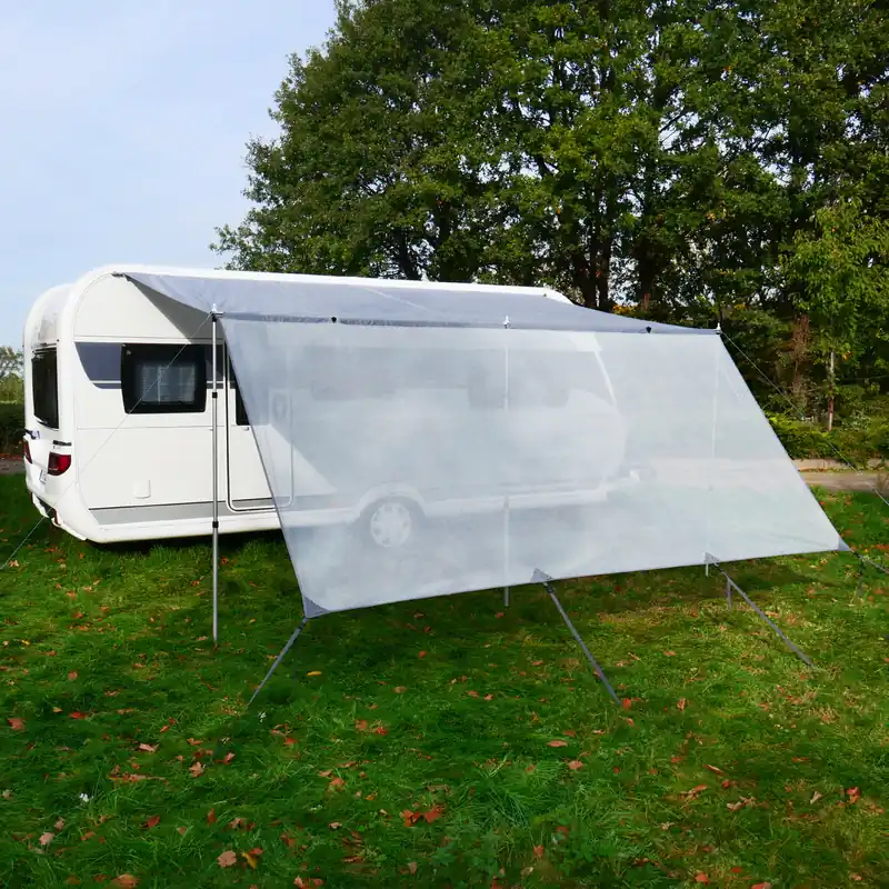 2nd Chance - your GEAR Procida - Sonnenschutz Vorderwand 400x200 cm für Caravan Sonnensegel Sun Sail Markisenwand (71331) | Zeitlich begrenzt