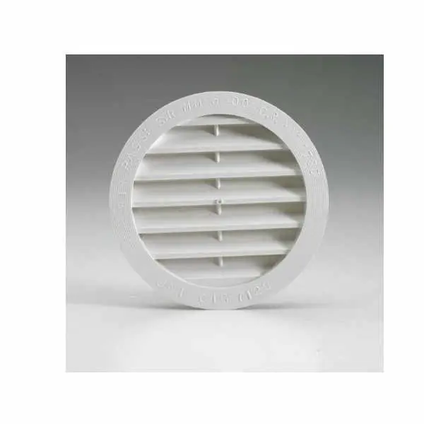 Begrenztes Angebot | Fawo Lüftungsgitter rund - Durchm. 120 mm weiß