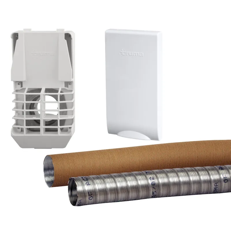 Hohe Qualität | Truma Wandkaminset S 2200 für Rohrlängen bis 50 cm, inkl. Rohre