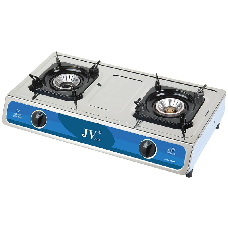 JV Edelstahlkocher Turbo, 2-flammig | Geprüfte Qualität