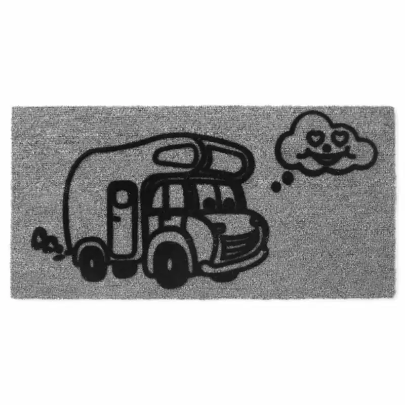 Gunselmann Teppich Derby Flock Motiv Reisemobil 25 x 50 cm - Online bestellbar