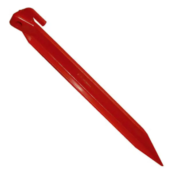 Schneller Versand | Heusser Zeltheringe Kunststoff rot 23 cm, 5er Set