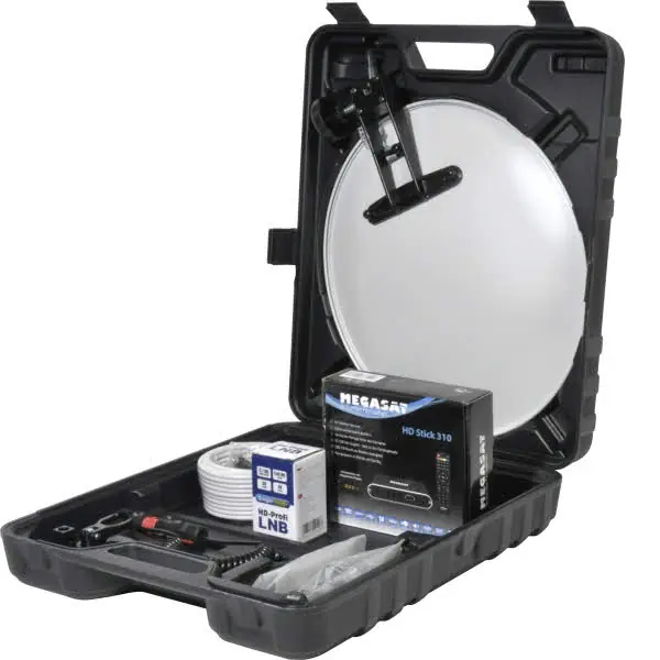 Megasat Sat-Anlage Campingkoffer mit HD Receiver | Online bestellbar
