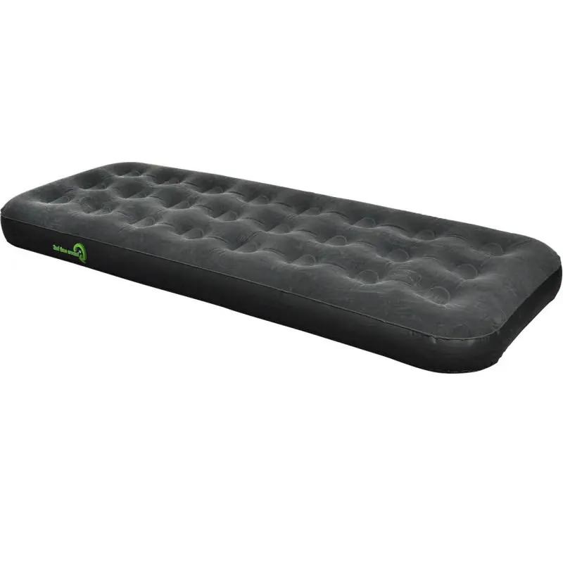 Happy People Velours-Luftbett Single schwarz 191 x 73 x 22 cm | Knallerpreis
