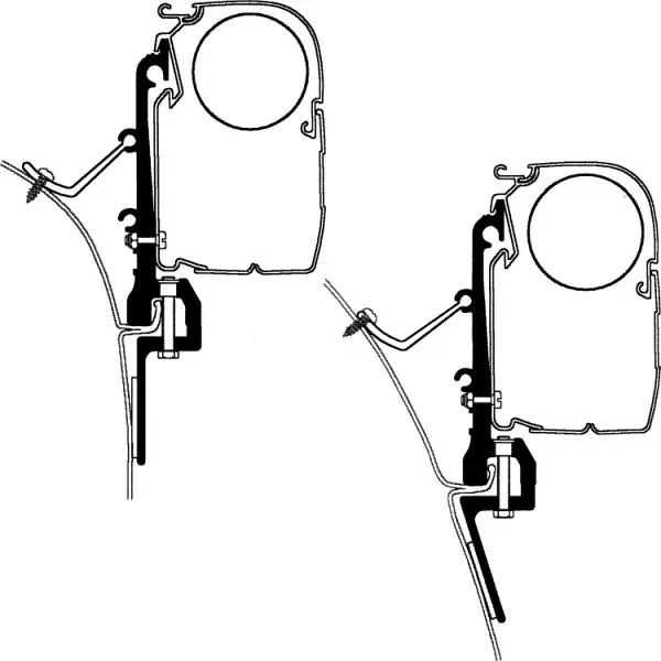 Sonderpreis - Thule Van-Adapter-Set für Omnistor Serie 2 und 5