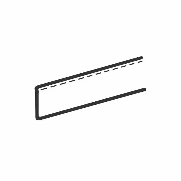 Einzugskeder 6 m x 5 mm für Frontblende, schwarz - Expressversand