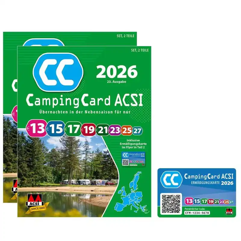 Neu gelistet - ACSI CampingCard 2026