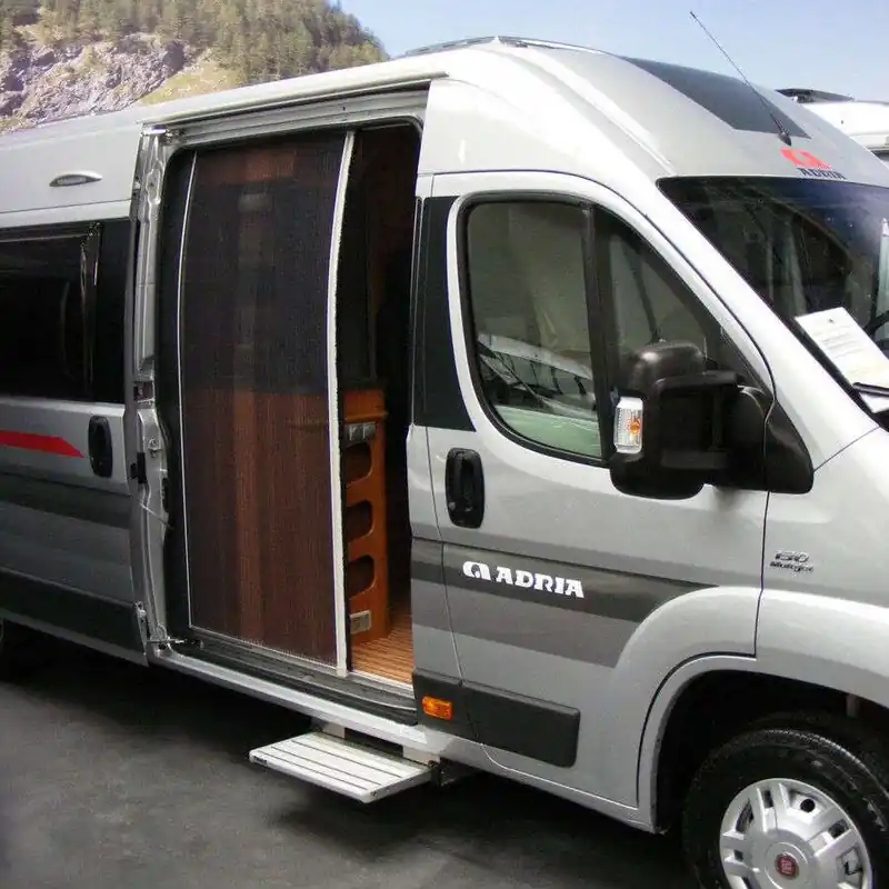 Horrex Plissee Fliegenschutztür für Schiebetür Fiat Ducato ab Bj. 2007 H1 weiß | Sichere Zahlung
