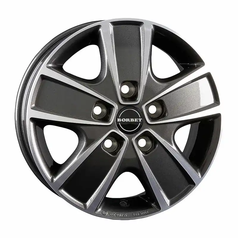 Borbet Leichtmetallfelge Fiat Ducato Maxi mistral anthracite 16 Zoll, 1600 kg - Bestseller