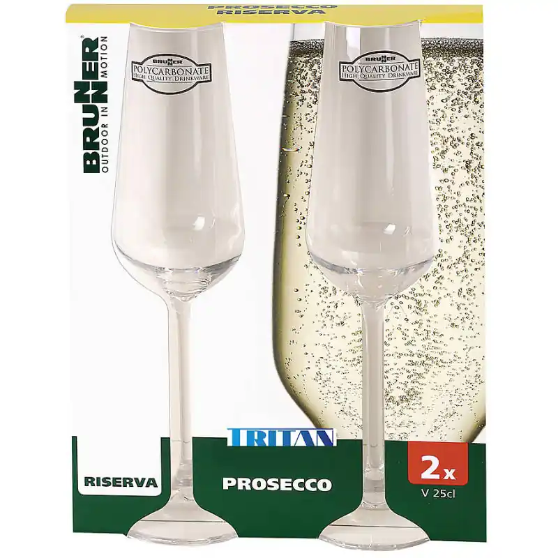 Sicher einkaufen | Bunner Proseccoglas 250 ml 2er-Set Tritan