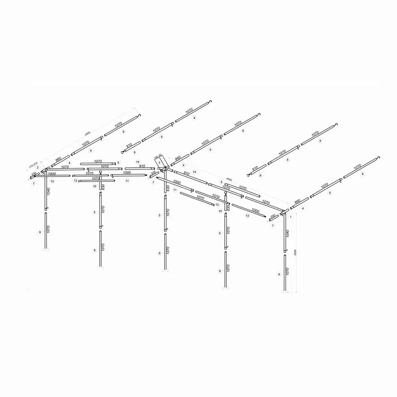Hahn Aufpreis Glasfiber-Gestänge für Vorzelt Meira | Online bestellbar