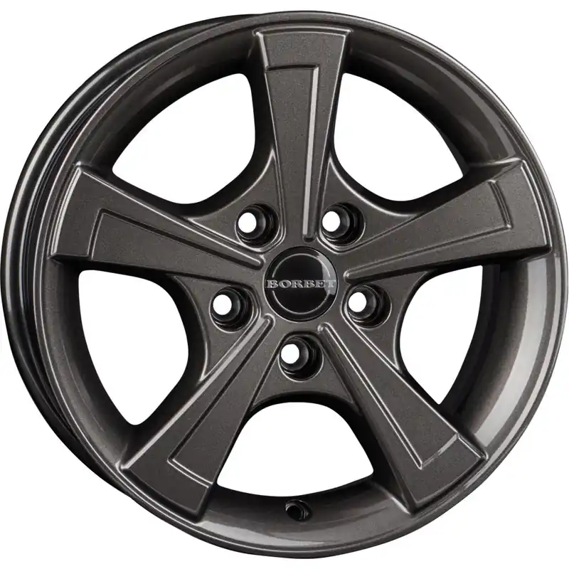 Borbet Alufelge CWT, mistral anthracite glossy, 15 Zoll für Wohnwagen - Super-Preis