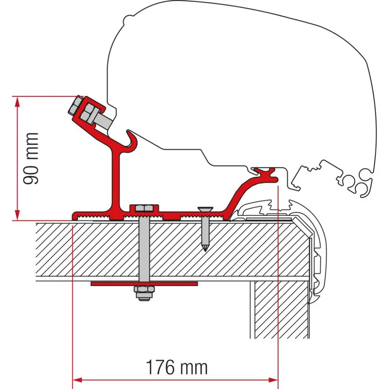 Fiamma Adapter F80/65 Carthago Malibu 340 cm | Deal