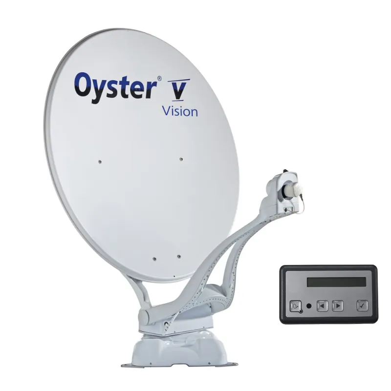 Preisvorteil - ten Haaft Sat-Anlage Oyster V Vision 85 weiß Twin Skew