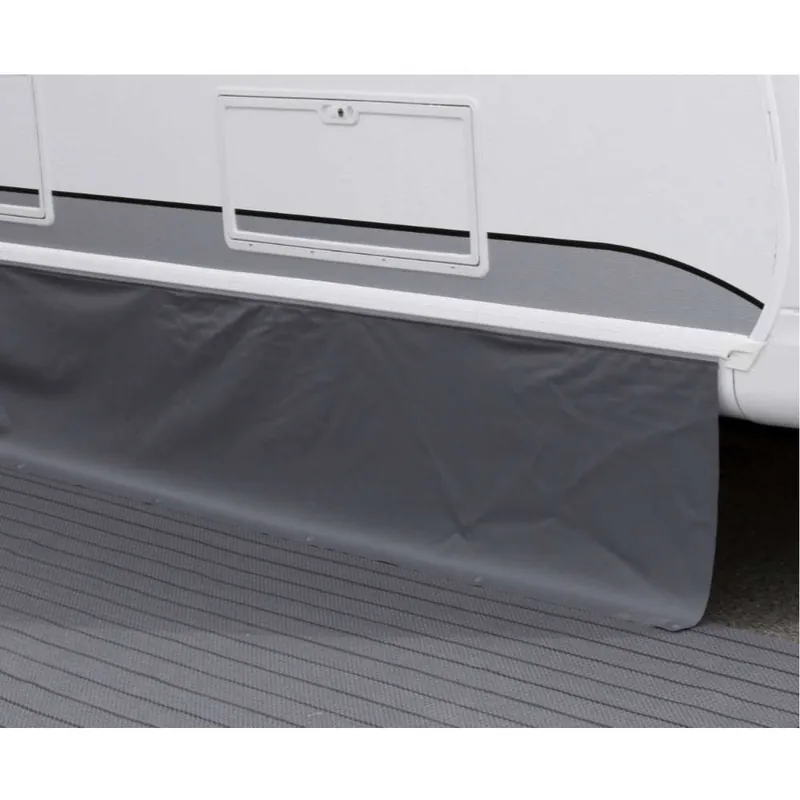 Hindermann Bodenschürze Standard dunkelgrau, Höhe 50 cm, Länge 5,00 m - Neues Produkt