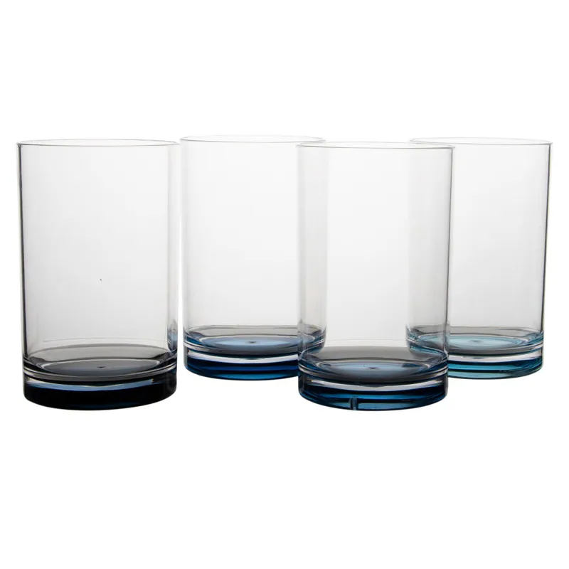 Gimex Trinkglas 300 ml, 4er-Set, blau | Sofort bestellbar