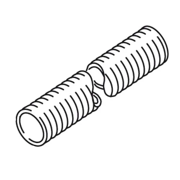 Markenqualität - Webasto Flex Rohr Pak schwarz, Durchm. 80 mm, 10 m (Nr. 1322147B)