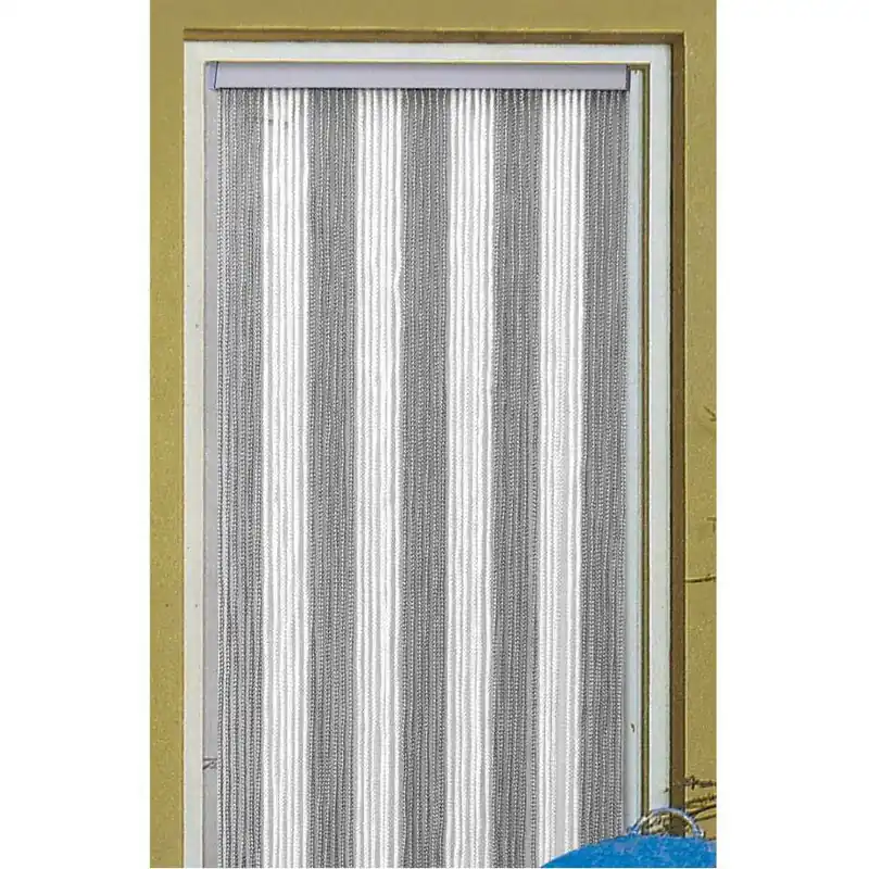 Türvorhang Korda anthrazit/silber 100 cm x 220 cm - Sehr gut bewertet