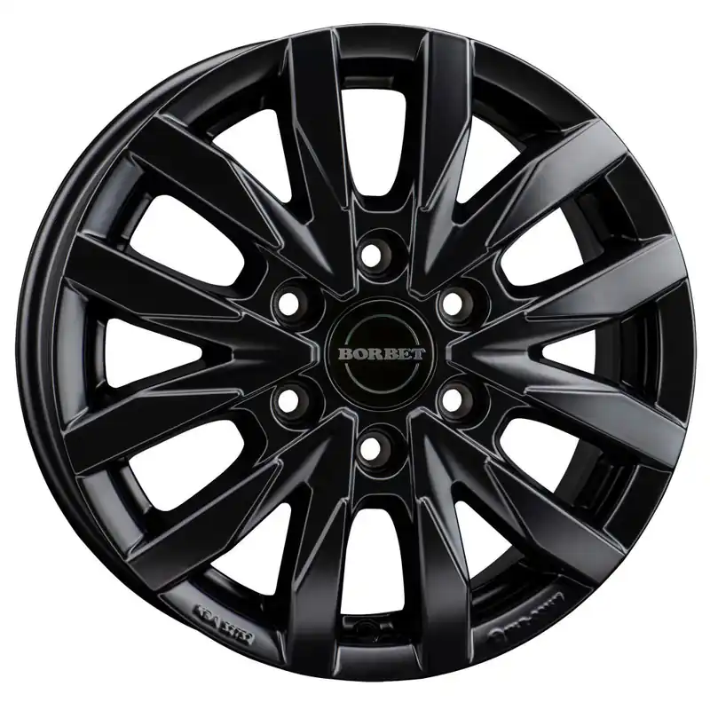 Borbet Alufelge CW6, 16 Zoll Front/Heck/black matt - Günstig