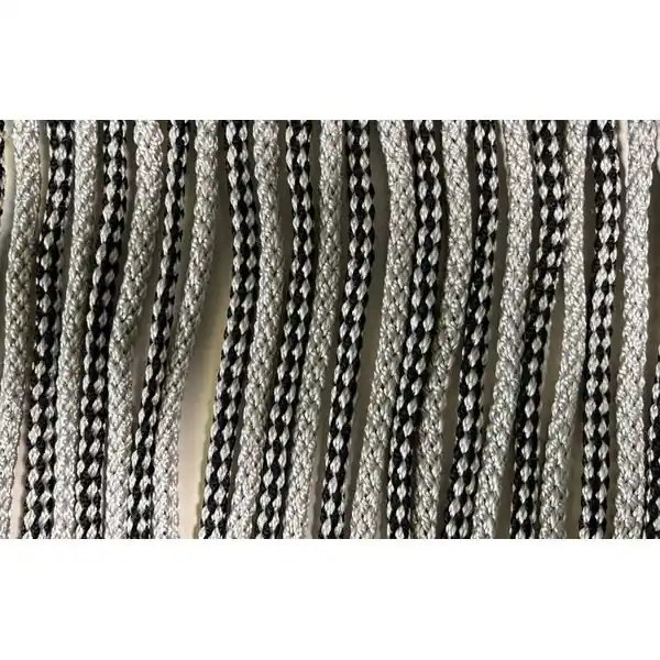 Zertifiziert - Arisol Kordelvorhang Farbe anthrazit / silber 60 x 190 cm