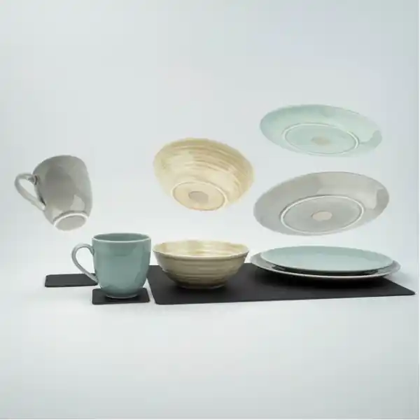 Direkt vom Hersteller | silwy Magnet-Porzellan-Geschirr Mix and Match 11-tlg.