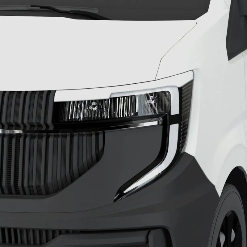 Sonderaktion | RDX Scheinwerferblenden für Renault Master ab 2024, weiß glänzend