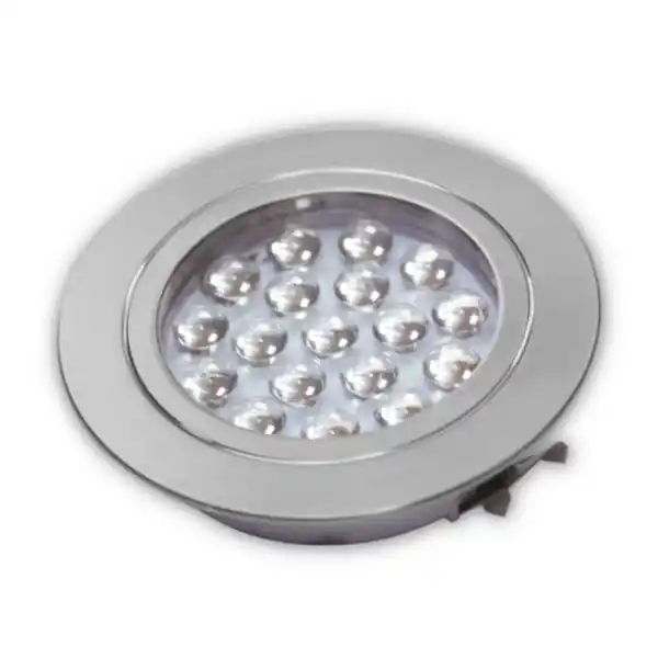 Top-Qualität | Dimatec LED Einbaustrahler 1,2 W, IP44, Farbe Aluminium