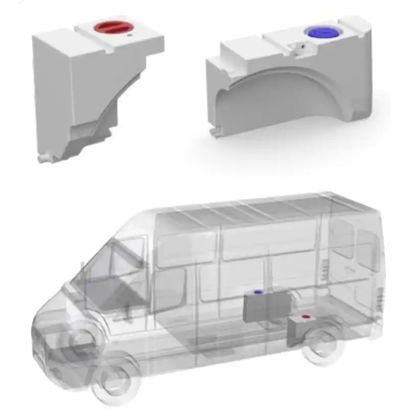 Nur noch kurze Zeit - Aplast Trinkwassertank Set 93l (65l+28l), VW T6/5 und Ford Transit