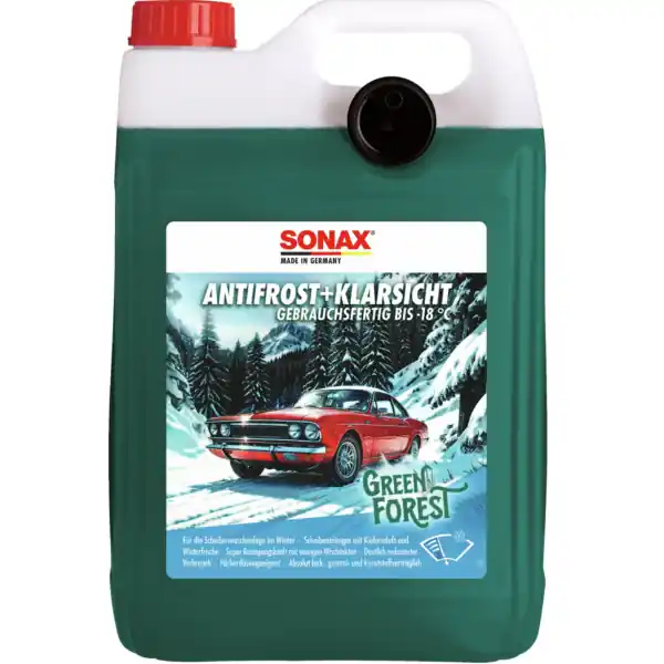 Sonax Scheiben Reiniger Green Forest Anti Frost und Klar Sicht, 5 Liter - Sehr gefragt
