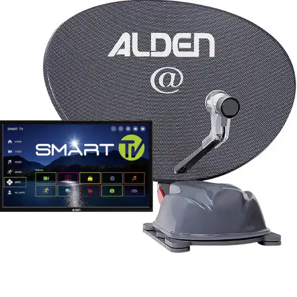 Alden Sat-Anlage AS2 80 Platinium autom. incl. SSC HD-Steuermodul + TV, 24 Zoll - Rabatt