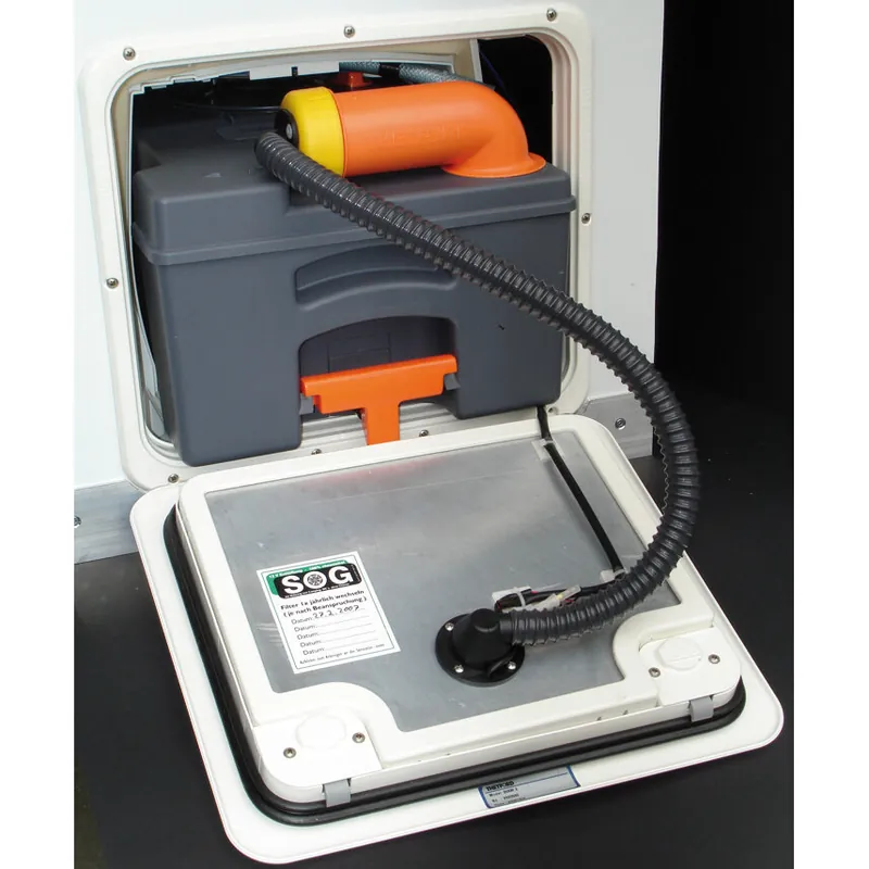 Elektrische WC-Entlüftung für C250 und C260, Türvariante weiß - Preisvorteil