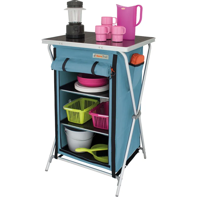 Endet bald | Campingschrank, hellblau, Aubenas