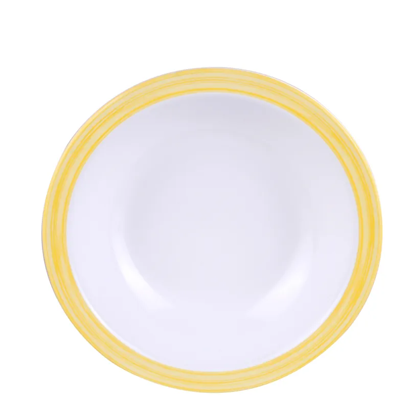 Extra sparen - Geschirrserie Family Bistro, gelb, Suppenteller