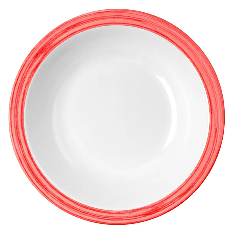 Neu eingetroffen - Geschirrserie Family Bistro, rot, Suppenteller