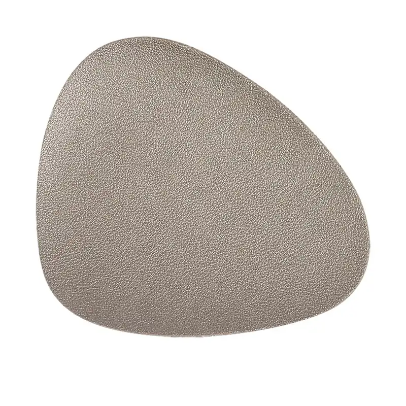 Qualitätsprodukt | Glasuntersetzer-Set, taupe