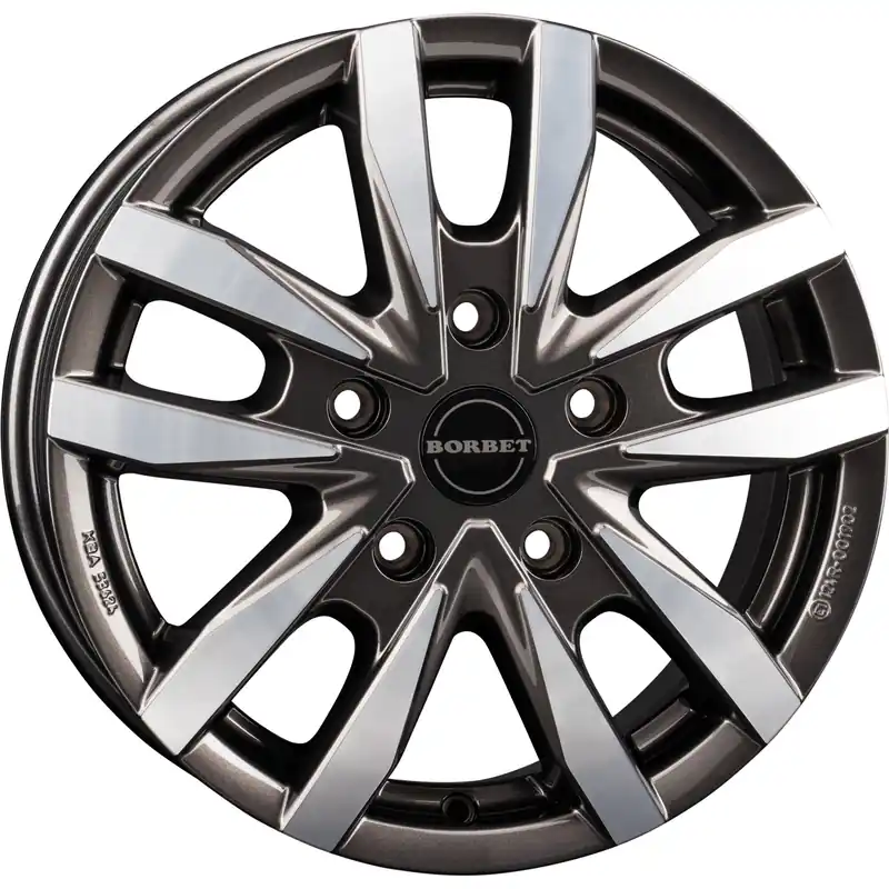Aluminiumfelge CW5, Fiat Ducato, Heavy-Chassis, 1400 kg, mistral anthracite polished glossy, 6 x 16" | Extra-Rabatt