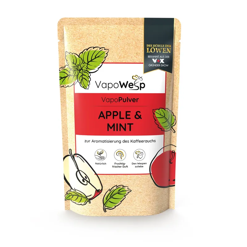 Heute bestellen | VapoPulver Kräutermischung Apfel & Minze