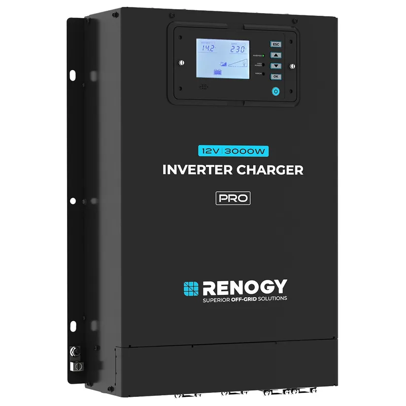 Nur wenige verfügbar | Wechselrichter 3000 W mit Ladegerät 120 A und Display