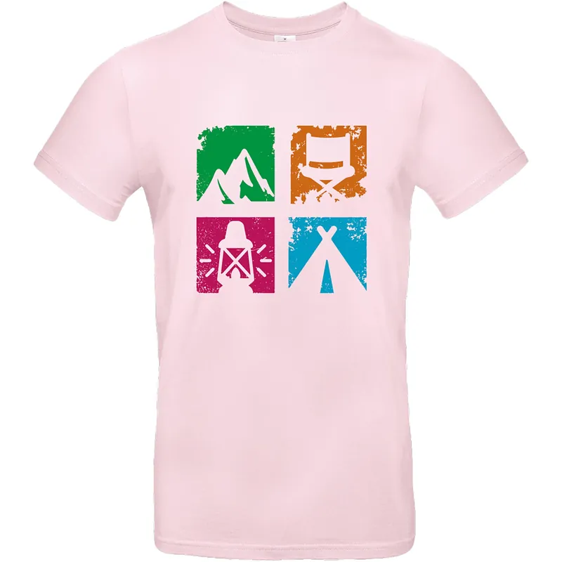 Neuheit - T-Shirt Vanlife 1, Rosa, Größe 3XL