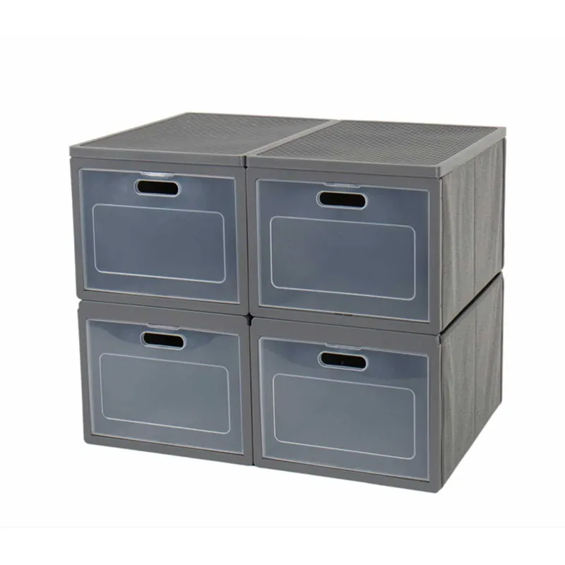 Camping Faltschrank Box 4 Campingschrank mit 4 Fächern grau 60x40x50cm Faltbox | Jetzt verfügbar