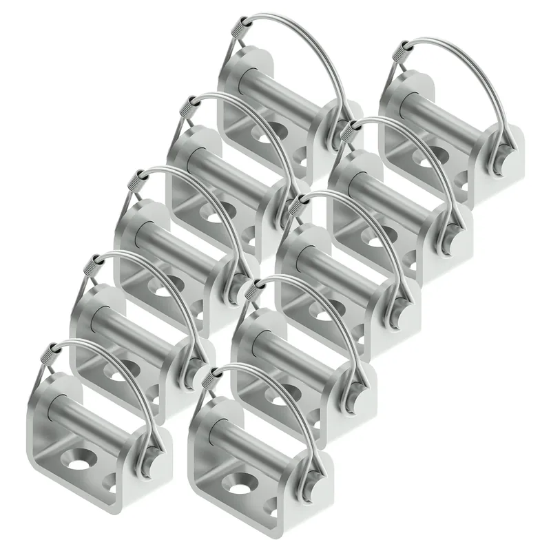 Nur solange der Vorrat reicht - 10er Set SPP UZ-02A V.1 Halterung für Stellbordscharnier 12 mm – Robuste Befestigung