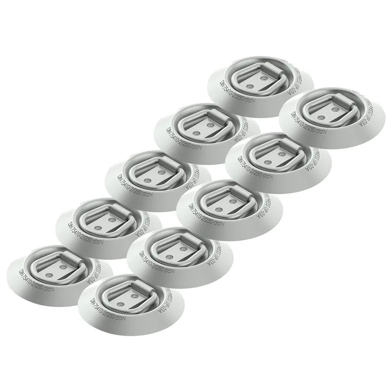 10er Set SPP UP-03A Zurrmulde rund – Verzinkter Stahl, 250 daN, Ø 97 mm, | Markenqualität