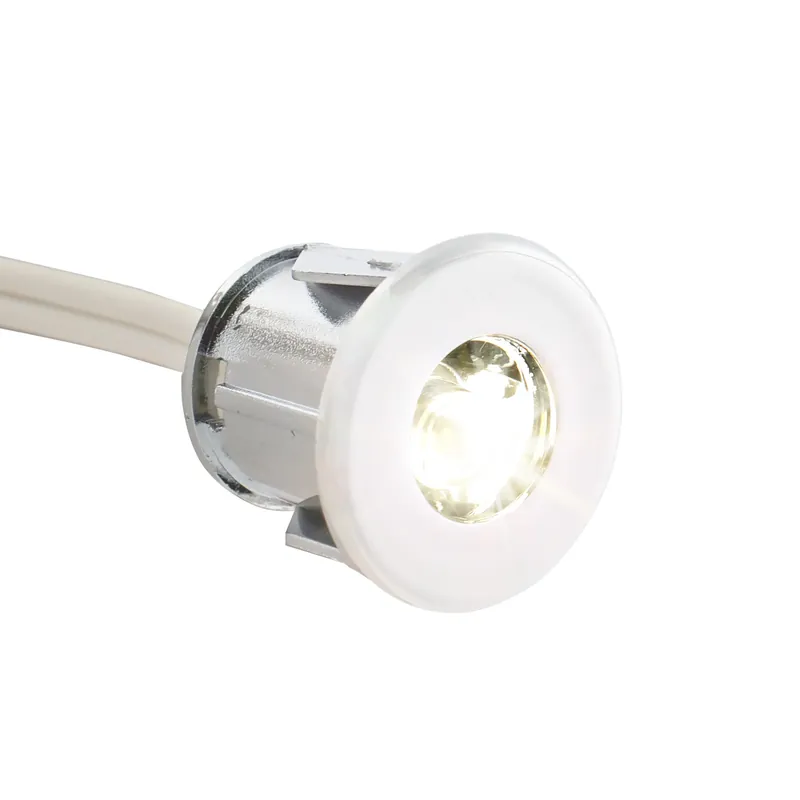 Einbaustrahler 12V Mini LED-Spot 50lm Leuchte Chrom für Wohnwagen, Wohnmobil - Preisvorteil
