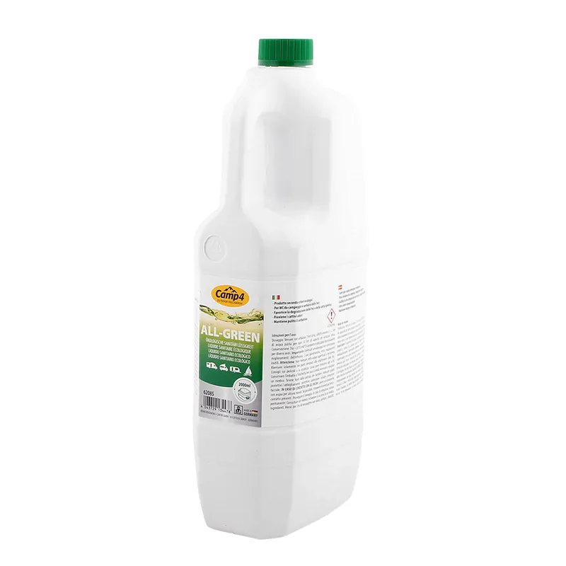 Camp4 All Green Öko Toilettenflüssigkeit für Chemietoiletten 2 Ltr, Abwassertank | Neu eingetroffen