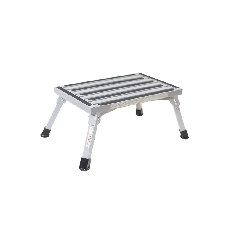Faltbare Aluminium Trittstufe bis 150kg kleines Packmaß - Geprüfte Qualität