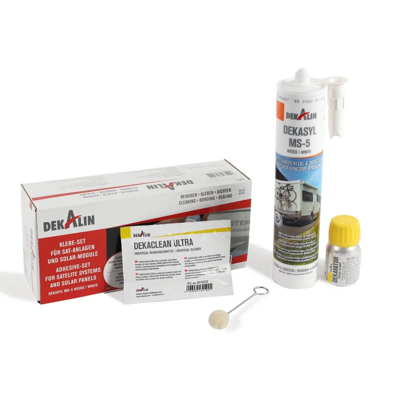 Dekalin Dekaseal MS-5 Klebe Set Primer Reinigungstuch ideal für Solar | Jetzt neu
