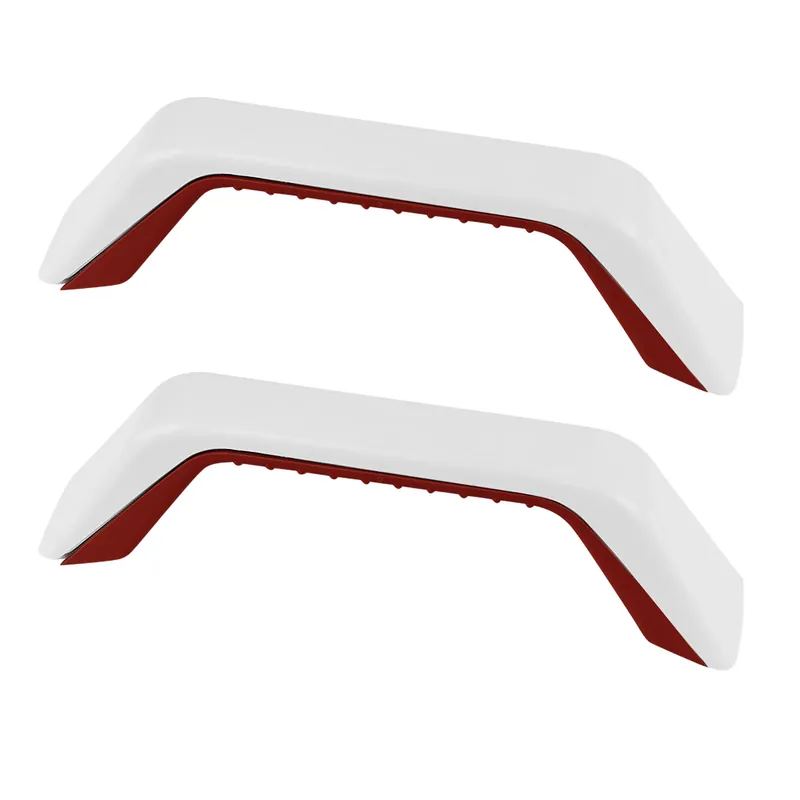 2x Wohnwagen Rangiergriff, 180 mm, Kunststoff, Unterteil Rot, Oberteil Lichtgrau - Schnelle Lieferung